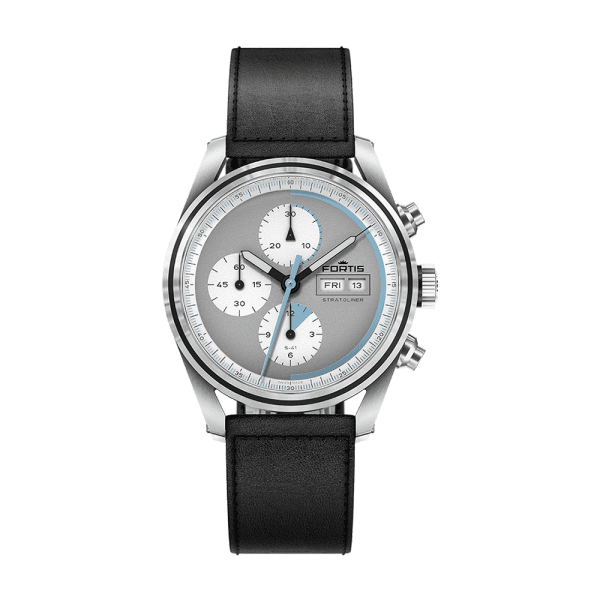 Fortis Stratoliner S-41 Cool Gray Herrenuhr F2340015