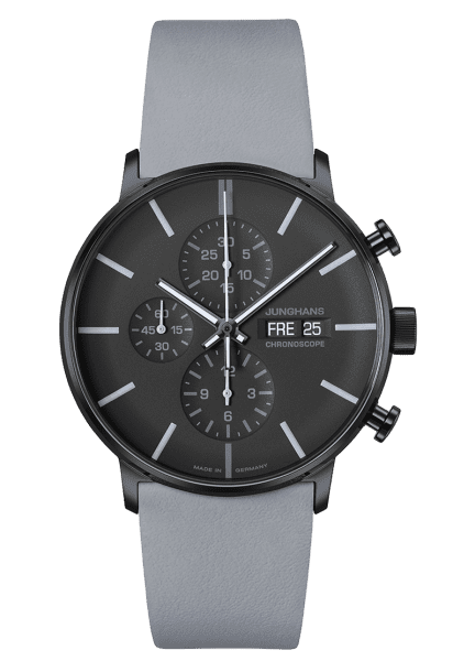 Junghans FORM A Chronoscope 027/4371.00 grau Herrenuhr