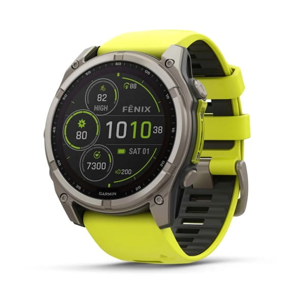 Garmin fēnix® 8 - 51 mm Solar Sapphire Graphit/Titanium Titan 010-02907-21