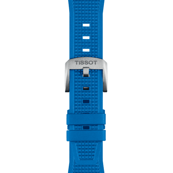 Tissot Ersatzarmband Kautschuk blau 12 mm, T852.049.577