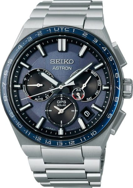 Seiko Astron GPS Solar Dual-Time Herrenuhr SSH109J1