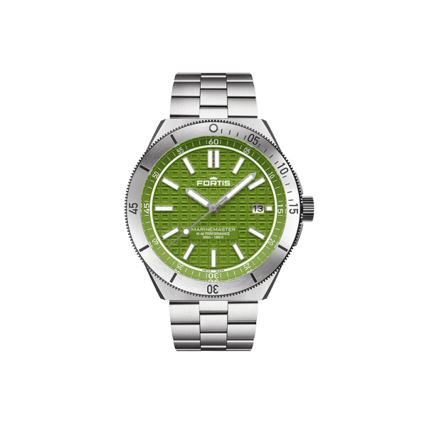 Fortis Marinemaster M-40 Woodpecker Green Herrenuhr F8120008