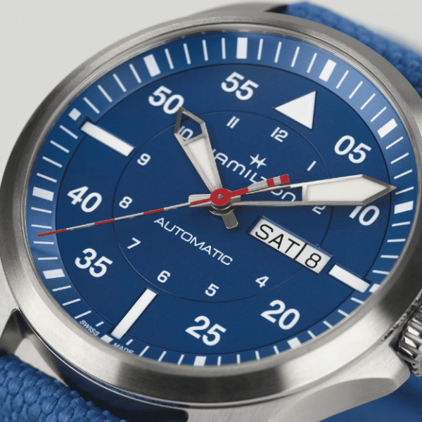 Hamilton Khaki Aviation Pilot Automatik - Air-Glaciers Edition Herrenuhr H64655941