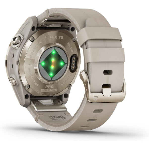 Garmin Fenix Ersatzarmband Leder Beige QuickFit