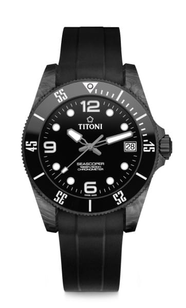 Titoni Seascoper600 Herrenuhr 83600 C-BK-256