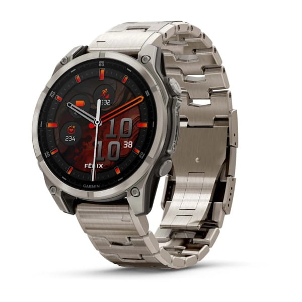 Garmin fēnix® 8 - 51 mm AMOLED Sapphire Graphit/Carbongrau Titan DLC 010-02905-40