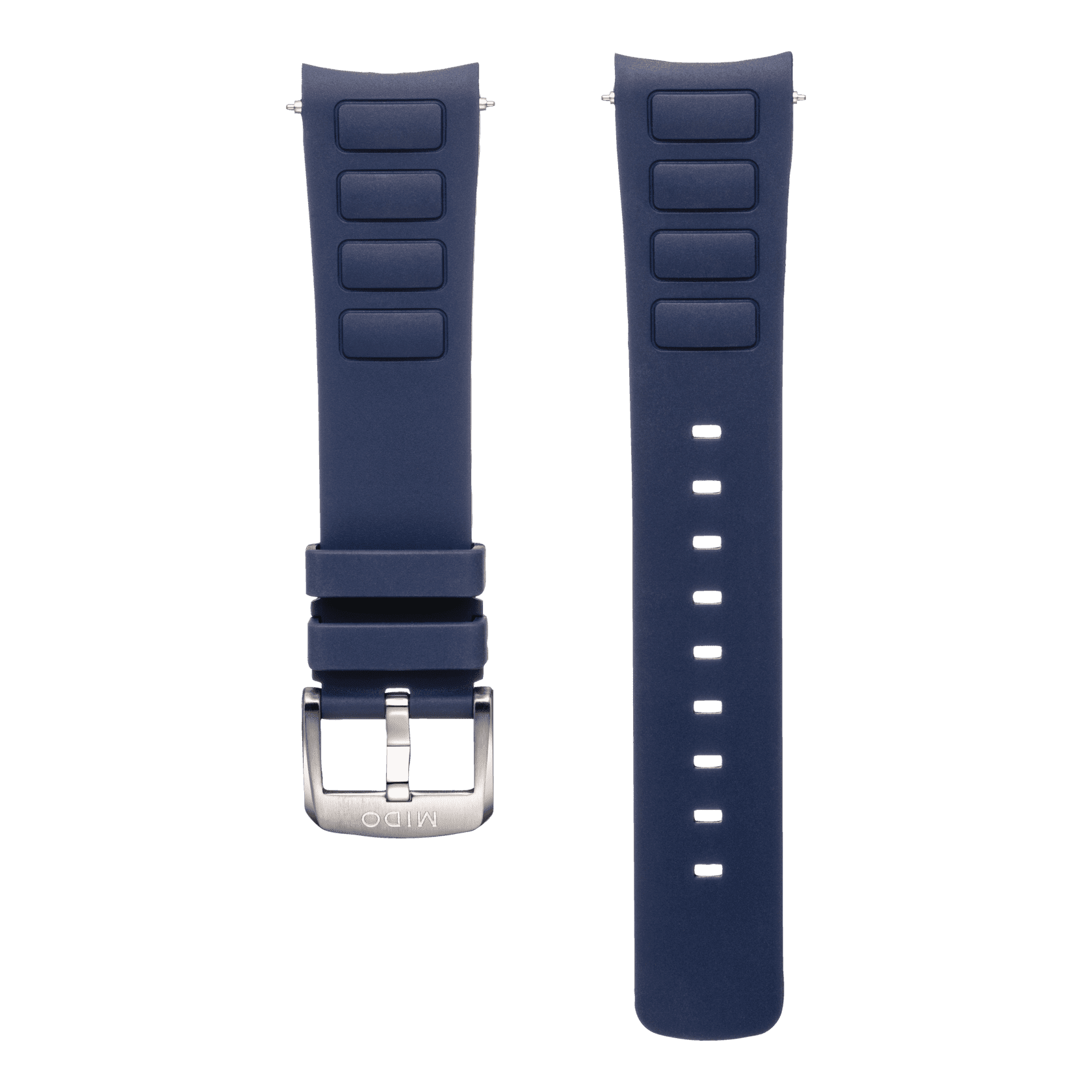 Mido Ersatzarmband Kautschuk Blau 22 mm M852.018.728