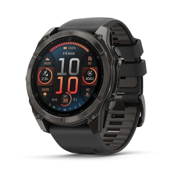 Garmin fēnix® 8 - 51 mm AMOLED Sapphire Schwarz/Carbongrau Titan DLC 010-02905-21