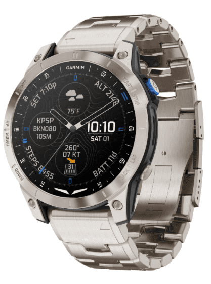 Garmin D2 Mach 1 Aviator Smartwatch Titan 010-02582-51