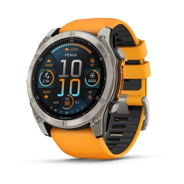 Garmin fēnix® 8 - 51 mm AMOLED Sapphire Graphit/Titanium Titan 010-02905-11