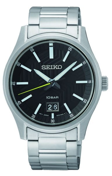 Seiko Quarz mit Großdatum Herrenuhr SUR535P1