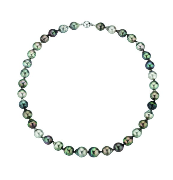 Adriana Perlenkette aus Tahiti-Perlen multicolor E7-M