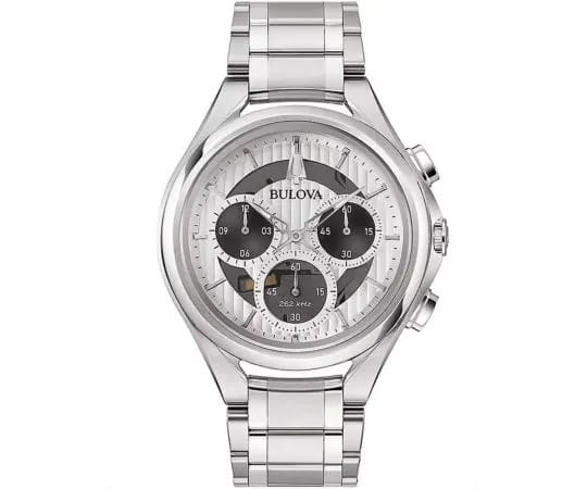 Bulova Herrenuhr Curv Chronograph 96A301